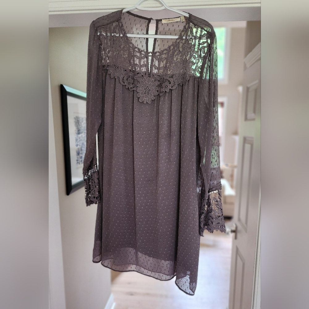 Sweet Lavendar/Grey Dress